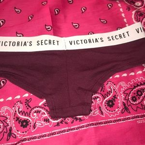 Victoria Secret Cheeky logo panties